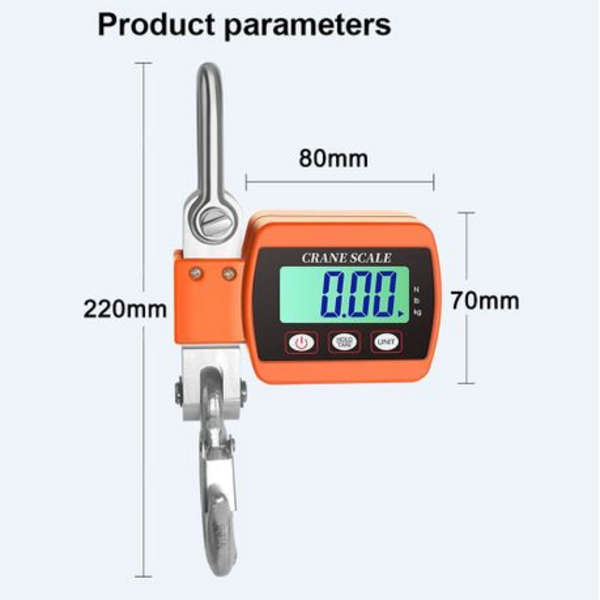 500kg Heavy Duty Digital Crane Scale