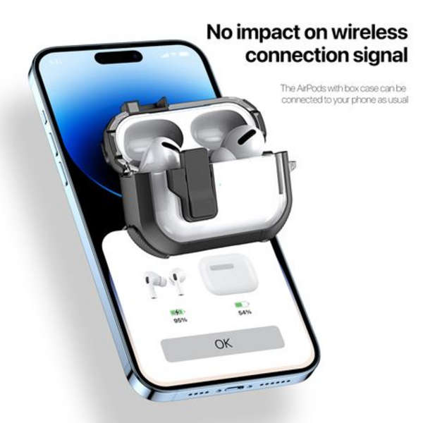 Dux Ducis TPU+PC Case &amp; Carabiner for Apple AirPods Pro 2 (PECN Series)