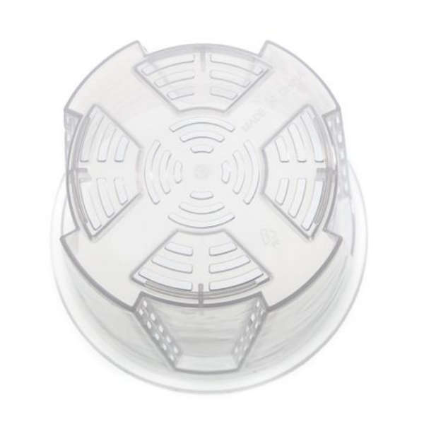 Clear Low Profile Plastic Orchid/Aroid Pots Set of 6 (Choose Your Size)