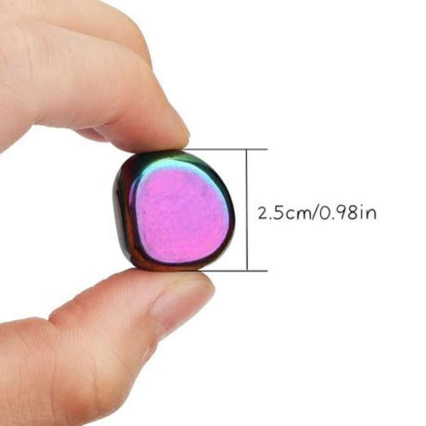 20pc Hematitie Magnets with Vevel Drawstring Bag