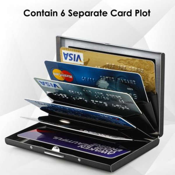 Aluminium Credit Card Wallet - RFID Blocking