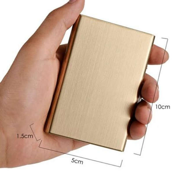 Aluminium Credit Card Wallet - RFID Blocking