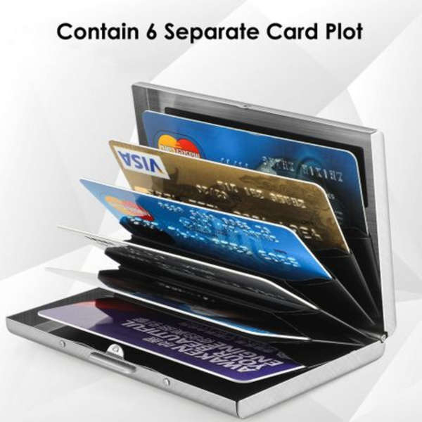 Aluminium Credit Card Wallet - RFID Blocking