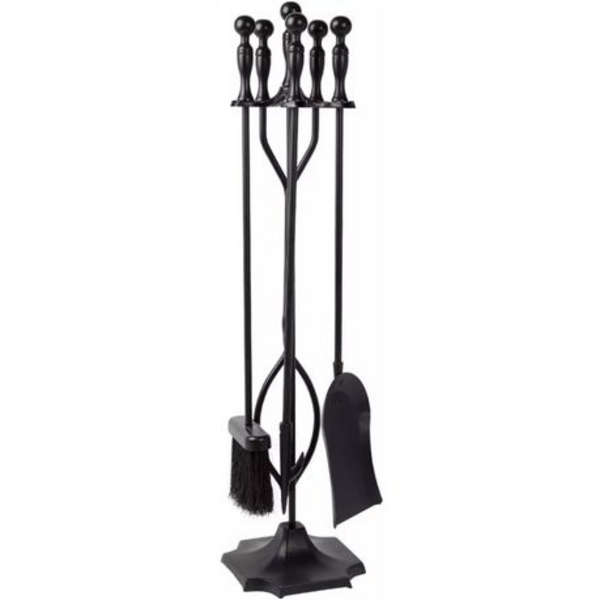 Elegant 5 Piece Fireplace Toolset