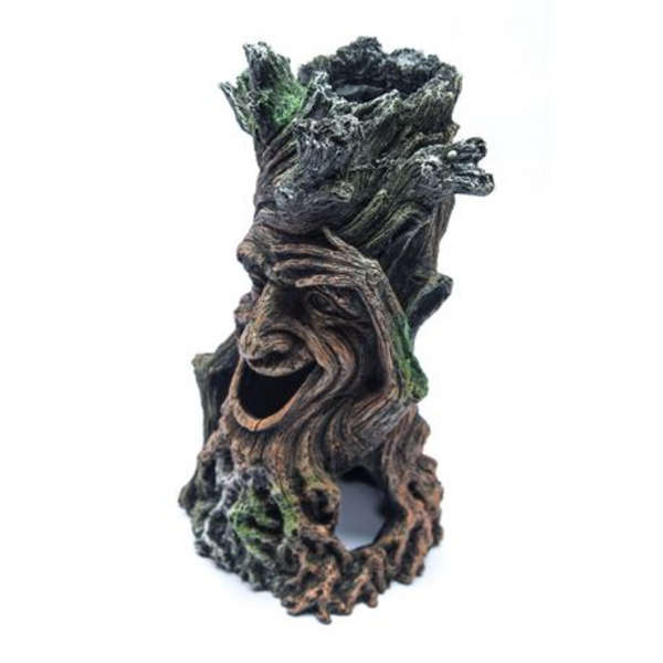 Smiling Tree Stump Fish Tank/Aquarium Resin Ornament