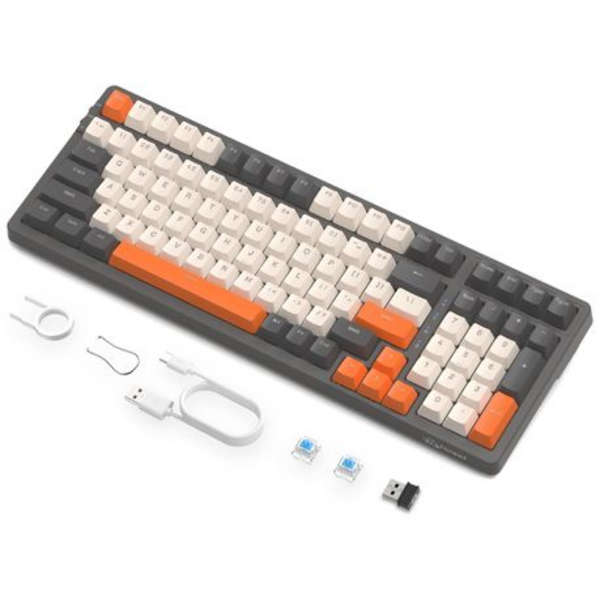 K8 RGB Mechanical Gaming Keyboard -3 Connections USB C/BT5.0/2.4g