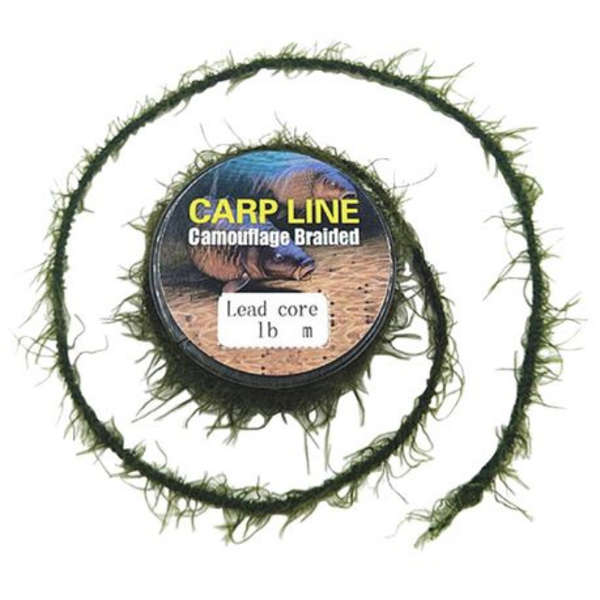 35lbs Weed Camouflage Carp Lead Line (5m)