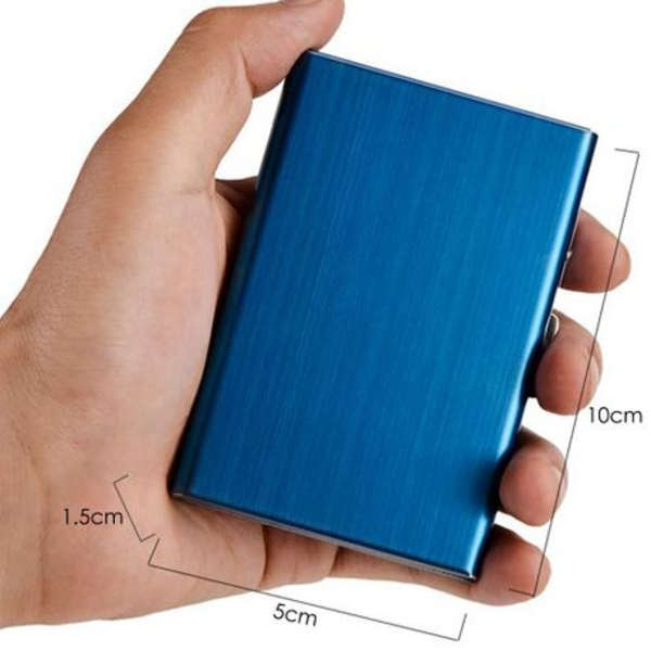 Aluminium Credit Card Wallet - RFID Blocking