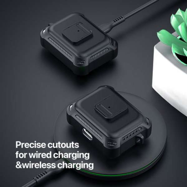 Dux Ducis TPU+PC Case with Carabiner for Apple Pods Pro 2 (PECG Series)
