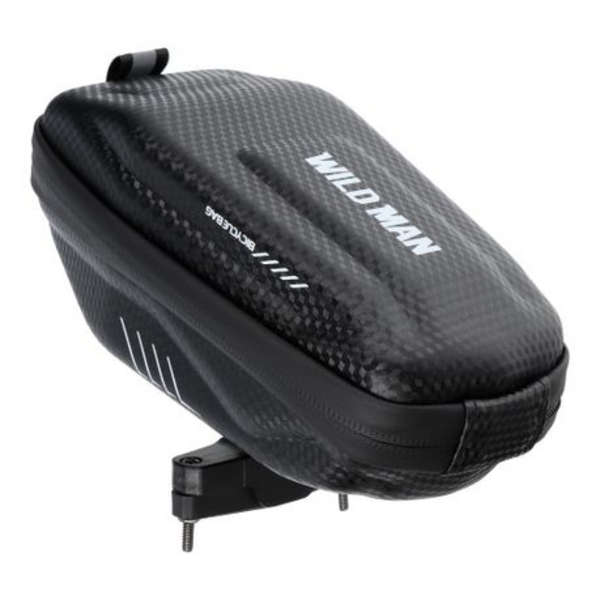 Wild Man Hardshell Frame Bag with Saddle Rail Clamp 0.8L - Quick Release