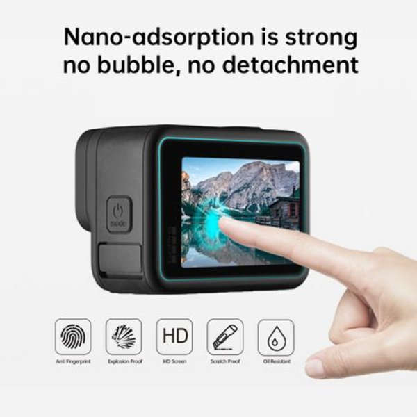 PULUZ Tempered Glass Screen Protector For Screen &amp; LCD - GoPro Hero 9 Black
