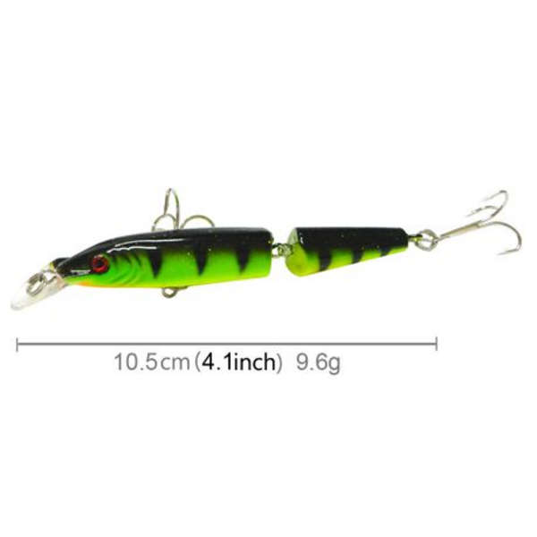 HENGJIA 5 Piece Swimbait Lures (10.5cm, 9.6g each)