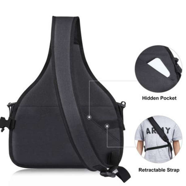 PULUZ Crossbody Camera Bag with Removeable Lens Bag.