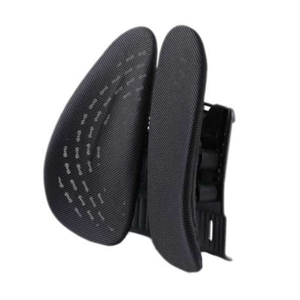 Adjustable &amp; Breathable Lumbar Support 40x40x14cm - Black