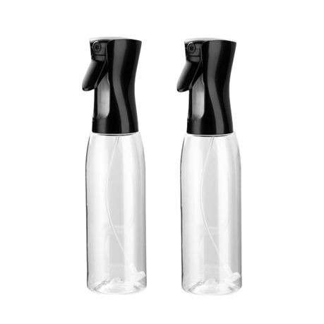 200ml Oil Spray Bottle Cooking Baking Multi-Use Spray Bottle - 2 Pack - Black