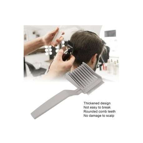 2 Pieces Fade Combs, Flat Top Guide Comb Hairdressing Tool Haircut Clipper Comb