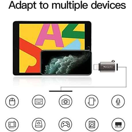 Yesido GS14 USB 2.0 To Lightning OTG Adapter Converter