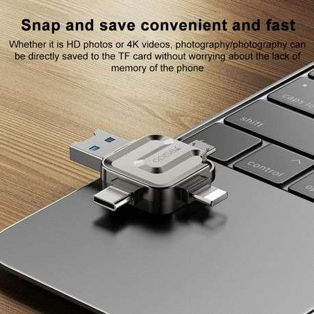 Yesido GS23 USB 3.0 4 In 1 Card Reader