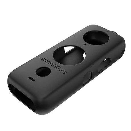 SunnyLife Silicone Cover with Lanyard for Insta360 ONE X2 - Black