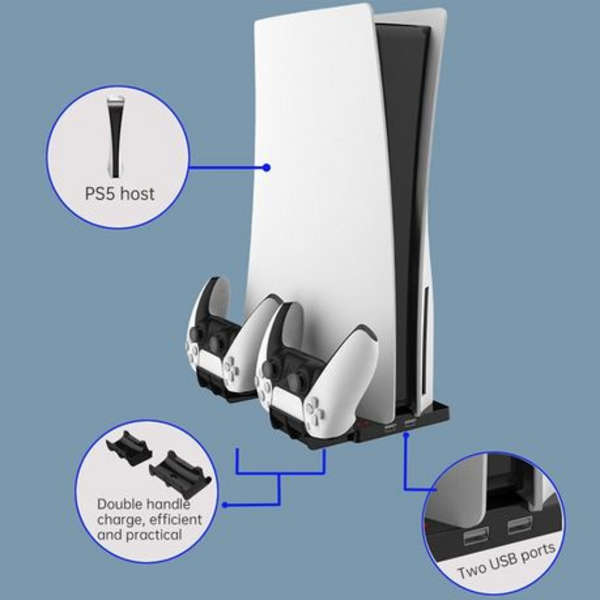 iPlay Charging Stand For PS5 &amp; Controllers