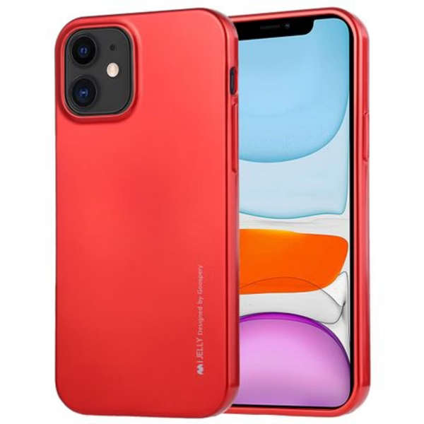 Goospery i-Jelly Cover for iPhone 12 (6.1") - Metallic Finish