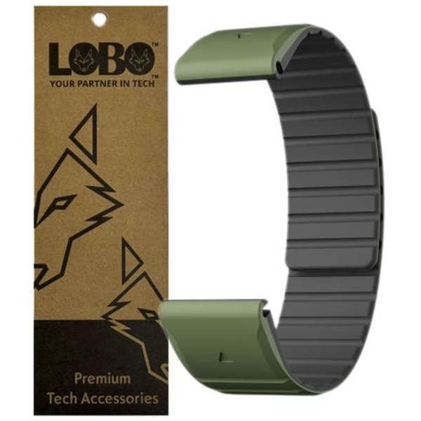 LOBO 26mm Magnetic QuickChange Strap Compatible with Garmin Fenix 3/5X/6X/7X/8 51mm etc