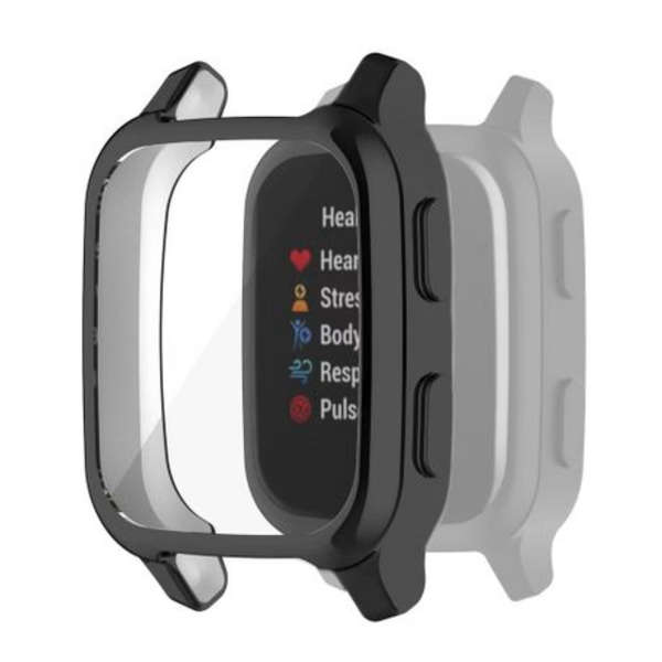 LOBO Cover with Integrated Screen Protector for Garmin Venu Sq2 - Black