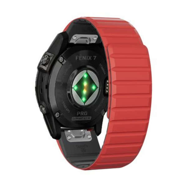 LOBO 26mm Magnetic QuickChange Strap Compatible with Garmin Fenix 3/5X/6X/7X/8 51mm etc