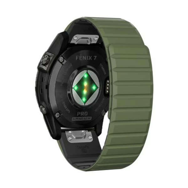 LOBO 26mm Magnetic QuickChange Strap Compatible with Garmin Fenix 3/5X/6X/7X/8 51mm etc