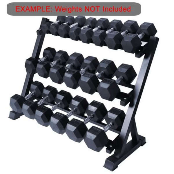3 Tier Dumbell Rack (95cm W x 92cm H)