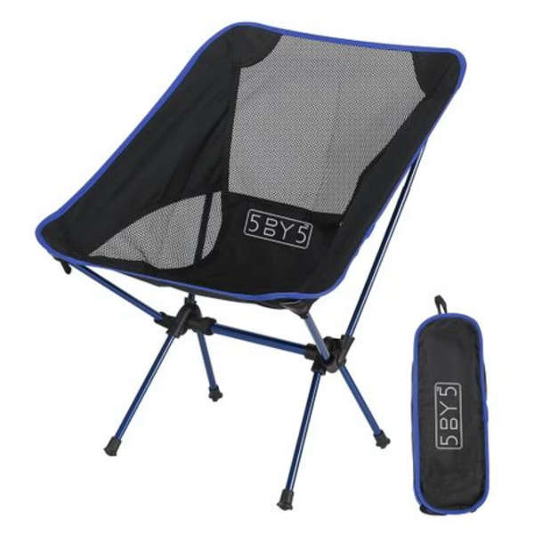 5by5 Ultralight Compact Camping Seat (With Aircraft Grade Aluminium Frame)