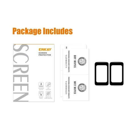 2pcs ENKAY 3D Fullscreen Protectors for Fitbit Charge 5