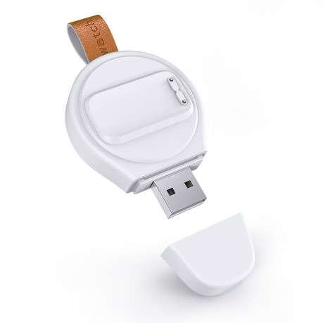 USB Charging Dock for Fitbit Charge 5 / Luxe A-07 (White)