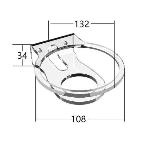 Clear Acrylic Wall Bracket for Homepod Mini