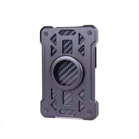 Aluminium & Carbon Fibre Card Wallet with Airtag Holder