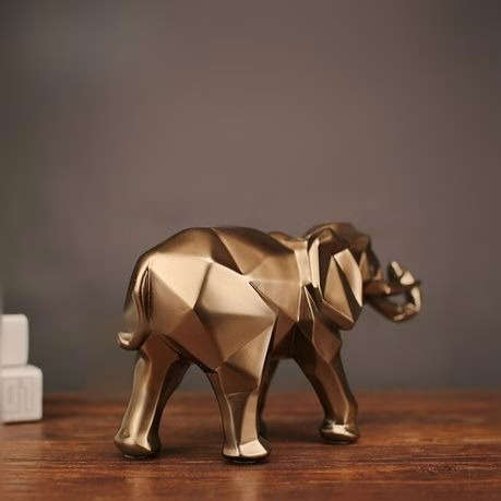 Gold Elephant Ornament (26 x 15cm)