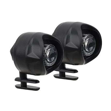 Aluminium Shoe Lights - 2 Pack - Battery Powered - Black