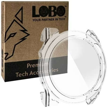 LOBO Protector with Built-In Tempered Glass for Garmin Fenix 8 - 43mm - Transparent
