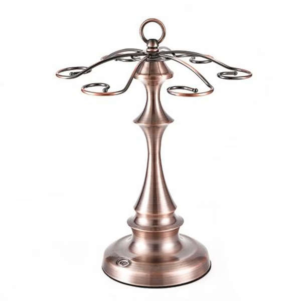 Stylish Electroplated Tabletop Wine Glass Rack