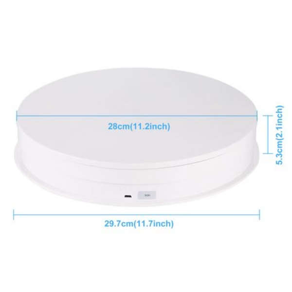 PULUZ 30cm USB Powered Photography Turntable