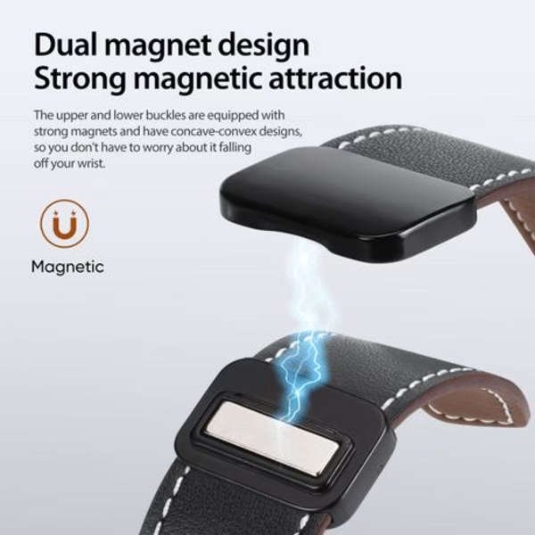 Dux Ducis Genuine Leather Strap compatible with Apple Watch 38/40/41mm