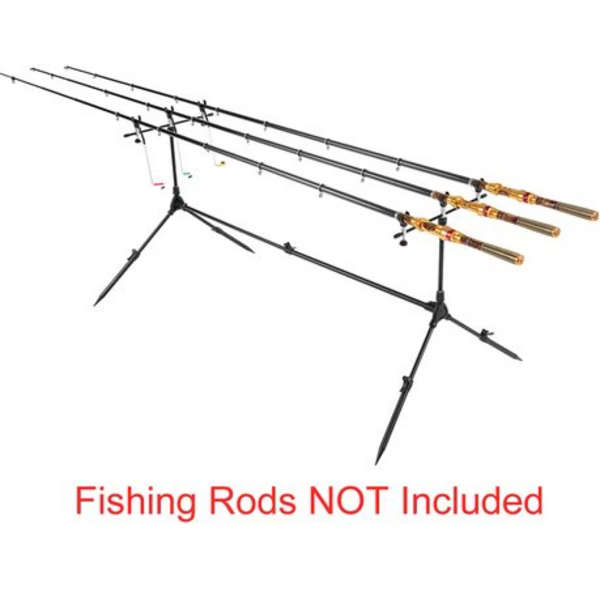 Carp Fishing 3-Rod Pod With Bag &amp; Swinger Indicators