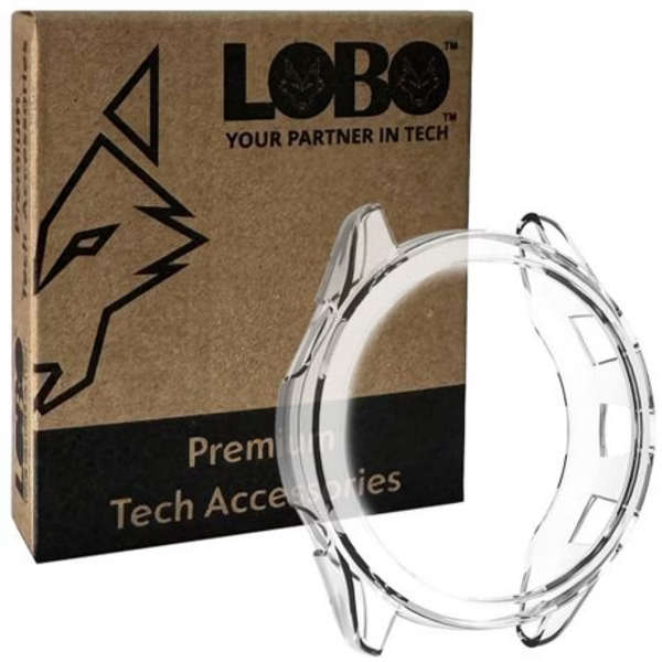 LOBO TPU Protective Bumper for Garmin Forerunner 965 - Transparent