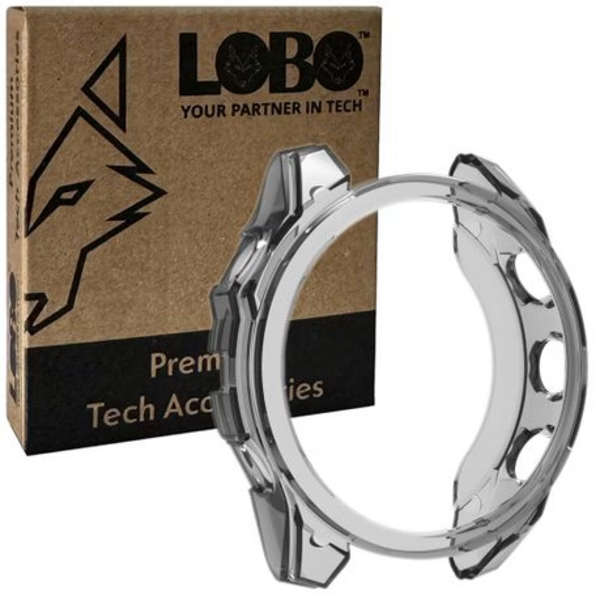 LOBO TPU Protective Bumper for Garmin Fenix 8 - 51mm, Amoled &amp; Solar