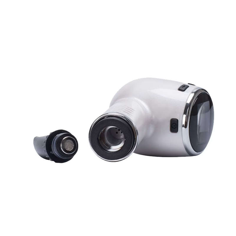 Anlerr PipeVape Dry Herb Vaporizer with OLED Screen - White