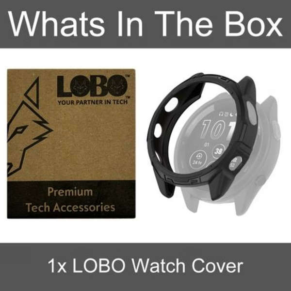 LOBO TPU Protective Bumper Cover for Garmin Forerunner 265