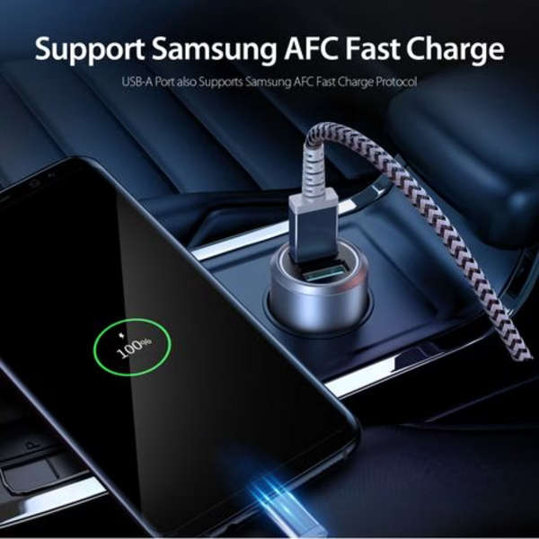 DUX DUCIS B40 Fast Dual Car Charger (2 USB @ 18W each)