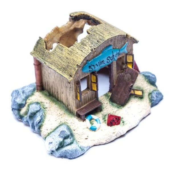 Abandoned Swim School Fish Tank/Aquarium Resin Ornament