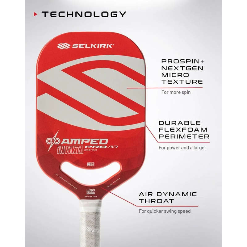 Selkirk AMPED Pro Air - Epic Pickleball Paddle - Red