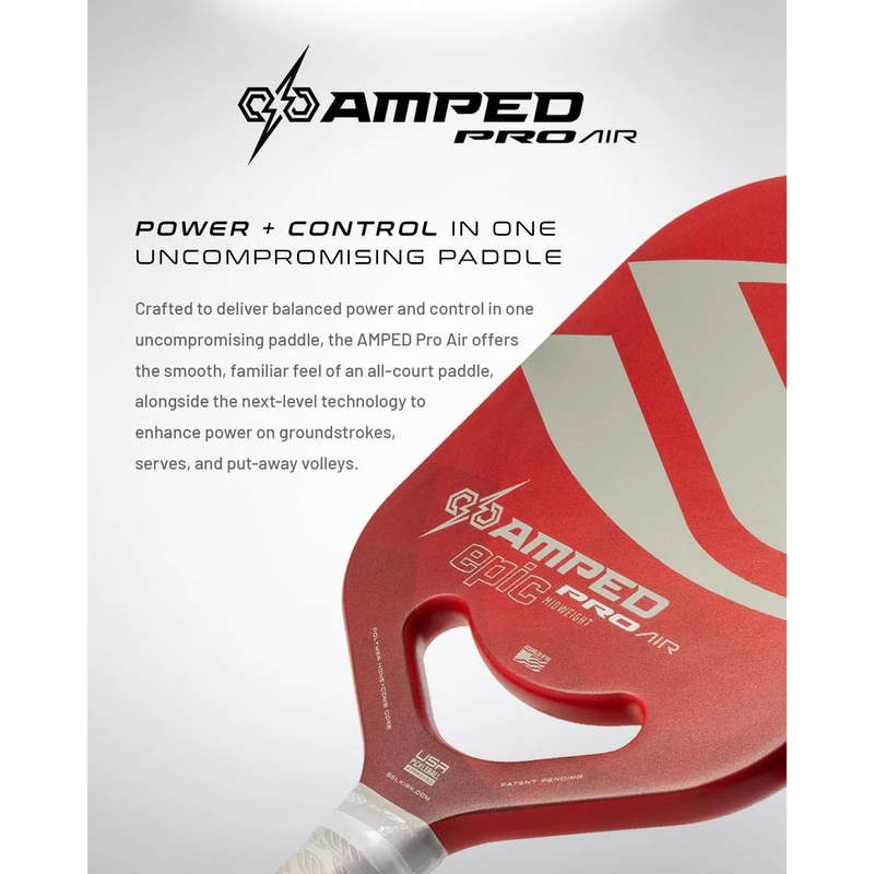 Selkirk AMPED Pro Air - Epic Pickleball Paddle - Red